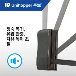 폴다운 옷걸이 막대리프팅 옷장 발코니 세탁소 550-7 550-670 모카색-알루미늄 : 탑바잉