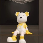 곰 장식 거실 스탠딩 대형 소품 디자인 장식인형 카페 : 서진종합유통