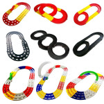 미니카 써킷트랙 장난감 경주 회전대 스피드 서킷 완구 조립식 주차장 써킷 이중레일 월성 도로 8014 차 포함 : 더베어스