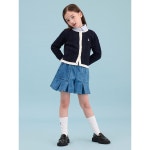 [38%OFF][BEANPOLE KIDS][Essential] 여아 면 변형 케이블 카디건 - 네이비(BI515AGE2R) : 빈폴키즈