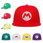 슈퍼 마리오 오딧세이 카트 월드 루이지 캐피 야구 캡 모자 굿즈 크리 에이 티브 자수 게임 패션 여성 남성 야외 스포츠 태양 조정 가능한 힙합... 