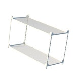 1000선반장 2단 스틸 선반장 가구산책 스타일 1000x400 사이즈 H7775 다용도 : 데스크버리