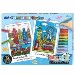 다정상점 지능개발 액자만들기 놀이도구 글라스데코 랜드마크 : 다정다정