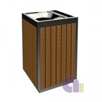 호텔 추모공원 원목 사각 재떨이 휴지통 장례식장 농장 빌딩 : 스토어앤880