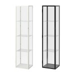 이케아 BLALIDEN 블롤리덴 유리도어수납장 35x32x151cm/유리장식장/진열장/유리선반/유리장 408795 : 향에끌리다