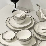 드 빌라트 세라믹 화병 베스트 파리 컬렉션 배송 A. BN 해머드 4.5인치 볼 : -THENA-