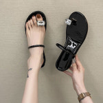 스트랩 통굽 키높이 샌들 큐빅 보석 장식 조리 쪼리 A. 배송메세지에 사이즈기재 : 타이밍잇템