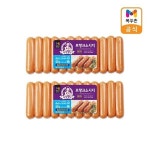 목우촌 주부9단 프랑크 소시지 500g x2개 : 에프유니