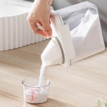 세제디스펜서 가루 액체 세탁세제통 계량컵 소분 보관 : 보러와요