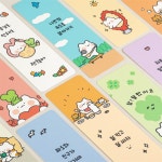 딜리고 안냥한 하루 종이 책갈피 북마크 선물용 도서관용품 귀여운북마크 : 딜리고s