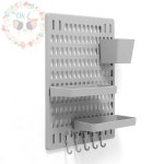 옥이드림 접착 페그 보드 선반 패그보드 벽걸이선반 벽걸이수납 : 오옥이