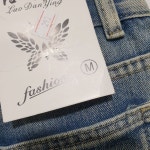 언발 테슬 데미지 워싱 데님 숏 팬츠 M_S0671 : 마데인빈티지