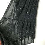 육육걸즈 도트 패턴 브이넥 롱 원피스 F_S0639 : 마데인빈티지