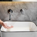 비접촉 거품 디스펜서 호텔 전원 센서형 화장실 벽걸이 A. G9412 라운드 배터리 : 가온인터직구