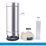 강우량계 측우계 관측기 제품 스텐 기상 강수량 빗물 측우기 일체형 1. 일체형 강우량계+눈금컵 : 이에이치에스