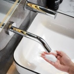 비접촉 거품 디스펜서 호텔 전원 센서형 화장실 벽걸이 A. G9412 라운드 배터리 : 가온인터직구