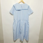 세일러 카라 스트라이프 원피스 F_S0641 : 마데인빈티지