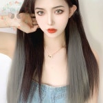 옥이드림 헤어 피스 5p 똑딱이피스 붙임머리가발 브릿지붙임머리 : 오옥이