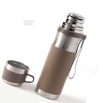 마켓다인67 티보틀보온병 1L 브라운 등산용물통 보냉물병 : 마켓다인67