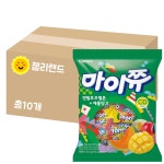 크라운 마이쮸 캔털루프멜론 + 애플망고 284g X 10개 (1BOX) : 젤리랜드
