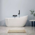 반신욕욕조 소형 이동식 북유럽 풀빌라 독립형 이동식욕조 아크릴 욕조 성인용 : 리얼임포트