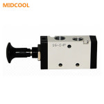 푸시 풀 밸브 공압 제어 5 포트 2 위치 4L 시리즈 4L110-06 4L210-08 4L310-10 : EI종합무역