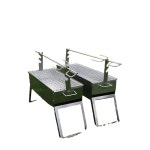 스토브 장작구이 숯불 대형 자동회전 통닭 바베큐그릴 통삼겹살 : 번개대행무역