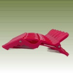 악어모양 집게핀 미용실 쓰임새 고정 헤어 전문가용 레드 머리 핀 : 둘둘하나