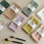 8컬러 테이블 냅킨 타올 바리스타 카페 홈카페 북유럽 감성 칼라 린넨 호텔 주방 핸드 : 빅세일365