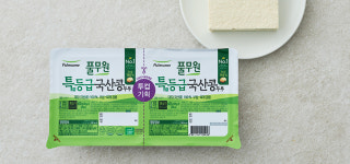 [풀무원] 특등급 국산콩 두부 (부침찌개 겸용) 300gx2 : 컬리N마트