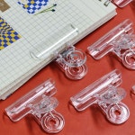 50mm 집게 미니 플라스틱 투명 작은 편리한 집개 시스루 클리어 작고 소중한 SG-1DJ19-7554 : 프리포지션