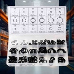 오링 검정색 225개입 고무링 고무캡 고무바킹 내열성오링 : 하 트