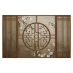 한옥 가림막 파티션 카페 한옥카페 인테리어 전통 펜션 가벽 : 리온즈샵