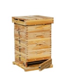 꿀벌 양봉통 중형 벌통 토종벌통 벌집통 사각 환태통 케이지 채 A. 3겹 통나무 단문 빌라 : 구대또해