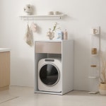 세탁실선반 수납장 건조기 랙 수납 세탁실 서랍 장 F41491 선반 수납선반 베란다 1color : 엠에스엠세븐