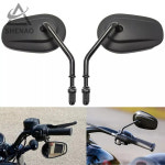 [슈퍼커브 사이드미러] 바이크 오토바이 백미러는 Harley 시리즈 Xl883/1200/x48 Gv300 Honda Cm500 수정 백미러 액세서리에 적합합니다.... 