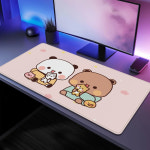 코리락 리락 마 키이로이토이 곰돌이 게이밍 마우스 거실 장 패드 매트 굿즈 Xxl Kawaii 게이머 키보드 컴퓨터 책상 Pc 캐비닛 게임 액세서리... 