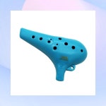 오카리나 악기 블루 취미 초보 레저 연주 휴대용 여가 입문 음악 : 원클릭샵3호점