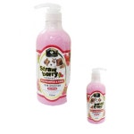 어린 반려견샴푸 강아지미용 겸용 애견린스 750ml 딸기향 민감한 : 빙투에코