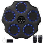 음악 복싱 머신, 펀치 사운드 및 비트 싱크가 있는 가족 피트니스 트레이닝, 블루투스 벽걸이 스마트 비트 펀치 뮤지컬 복싱, 모든 연령대를 위한... 