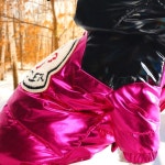 멍클레어 중형견패딩 강아지외출복 겨울옷 : 골든애플28