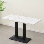 테이블 레스토랑 업소용 인용 60x60CM 호텔 카페 음식점 블랙 식탁 : 딜포유 스토어