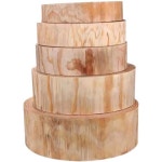 대형 나무 원통형 도마 소나무 원형 토분 업소용 소형 : 엠제로에이치