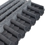 조립식 모듈러 전통 보드 연결 장식 어닝 지붕 기와 주택 A. 어두운 회색 : 와이앤유마켓