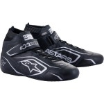 Alpinestars 알파인스타스 드라이빙 슈즈 테크 1T V3 미드탑 SFI 3.35 가죽 외피 노멕스 내부 블랙실버 사이즈 11 한 쌍 10.5 : 정글직구상점