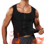 남자땀복 지퍼 조끼 사우나슈트 헬스 운동 이너웨어 슈트 조끼 사우나 헬스 남성 여자 남자 수트 나시 : 오월의청춘