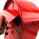 하우스 우편함 빨강 관광지 우체통 : 올리브엔진