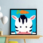 유화 색칠하기 동물그림그리기 캔버스쉬운그림 : 스마트플러스주식회사