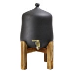 항아리 디스펜서 옹기 정수기 내열 사케 호텔 업소용 소형 수도꼭지 물 : 샤인그린