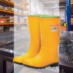 내화학장화 방수 내산 건설현장 논슬립 : 노 크